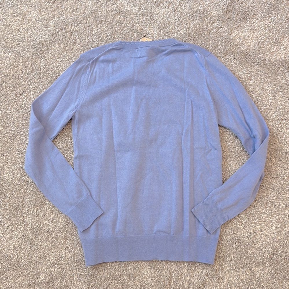 NWT Banana Republic Factory Women’s Light Blue Crewneck Sweater - XS - Picture 4 of 4
